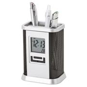 Desktop Pen Stand with Alarm Clock
