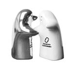 Salt and Pepper Shaker - Available in: Silver/White