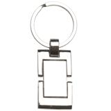 Buckle Clip Keychain - Silver