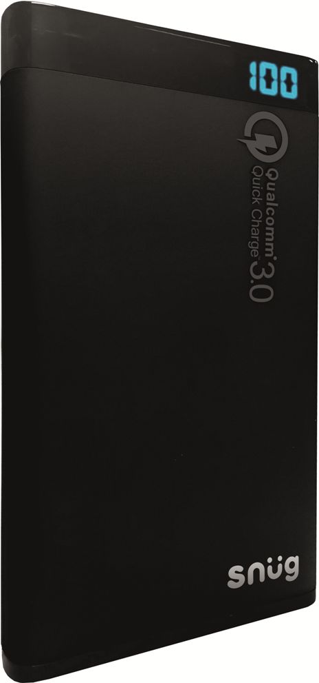 Snug Quick Charge 3.0 Power Bank8000 mAh - Avail in: Black