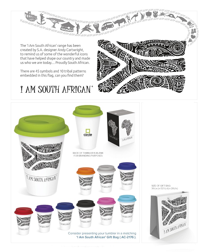 Andy Cartwright "I am South African" Tumbler