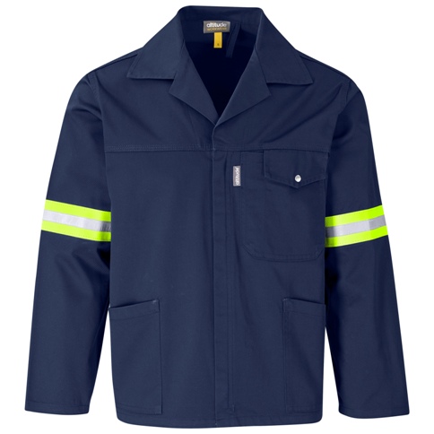 Site Premium Polycotton Workwear Jacket - Reflective Arms - Yell