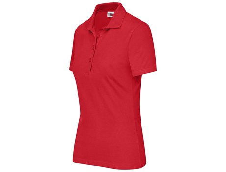 Us Basic - Cardinal Single Jersey Golf Shirt - Ladies