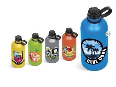 Ava Water Bottle - Avail in: Cyan, Grey, Lime, Orange or Yellow