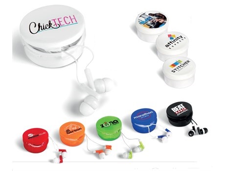 Acoustix Earbuds - Available in Black, Blue, Lime, Orange, White