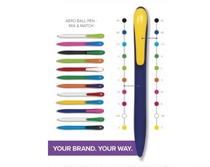 Aero Ball Pen - Avail in: Black, Blue, Cyan, Green, Lime, Orange