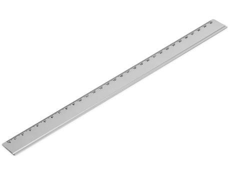 Mastermind Aluminium 30cm Ruler - Silver