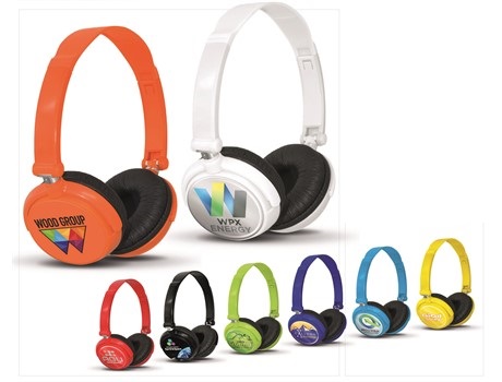 Omega Wired Headphones - Black, Blue, Lime, Light blue, Orange,