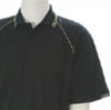4 Tone Polo Golf Shirt - Black/Stone