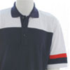 Atlantic Golf Shirt - Navy/White/Red