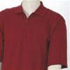 Basic Zip Golf Shirt - Burgandy