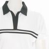 Ladies Malibu Golf Shirt - White/Black