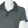 Ladies Platinum Golf Shirt - Black/Sage