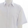 Mens Oxford Short Sleeve Shirt - White