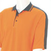 Spring Polo Golf Shirt - Orange/Black