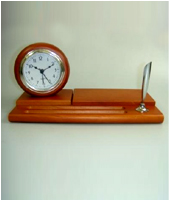 Wooden Desk Set With Desk Alarm Desk Clock