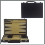 Check Weave Design Backgammon Set 12 inch