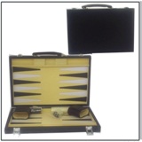Check Weave Design Backgammon Set 15 inch