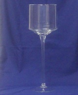 Footed Glass Candle Holder 54 * 17cm Dia