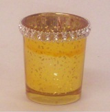 Votive Candle Holder Gold - 6.5 * 5.5cm Diameter