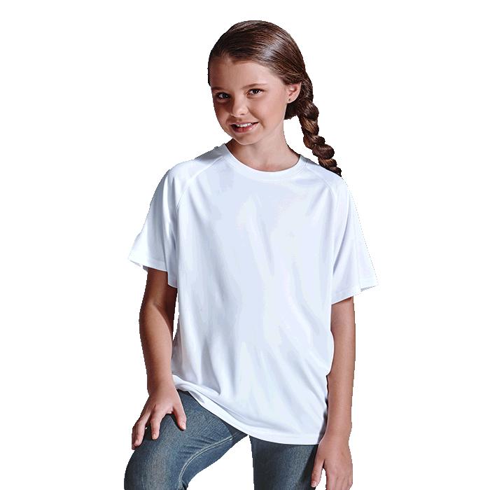 Barron 135g Kiddies Polyester T-Shirt - Avail in: Black, Blue, B