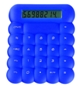 Bubble Silicon Calculator Blue