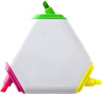 Triangle Highlighter Available in: White
