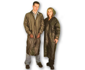UNISEX DELUXE RAINCOAT - 1 SIZE FITS ALL