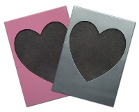 Medium Hearts Frame - 200X150Mm - Avail In: Aluminium, Pink, Red
