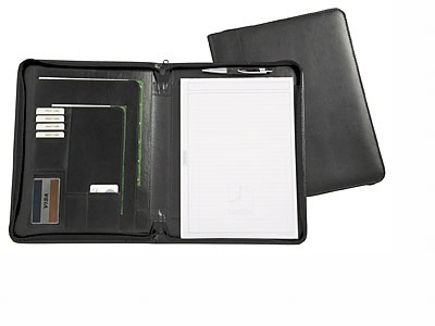 Leather A5 Zip Around Folder (PGIFTSRGL-44724) - Perkal Corporate Gift ...