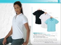200G Pique Cotton Lycra Ladies Golf Shirt