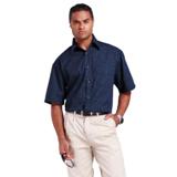 Mens Pioneer Check Lounge Shirt - Short Sleeves