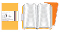 Moleskine Ruled Volant Book Orange Pocket